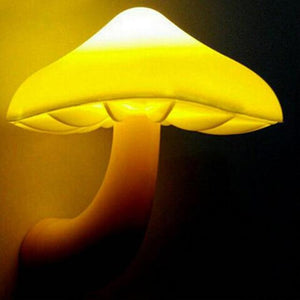 LED Night Light Mushroom Wall Socket Lights Lamp for Bedroom Home Decoration with EU US Plug Baby Sleeping Light
