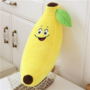 Funny Creative Cartoon Banana Stuffed Soft Pillow Sofa Cushion Baby Lovely Plush Doll Kids Fruit Toys Children Birthday Gifts